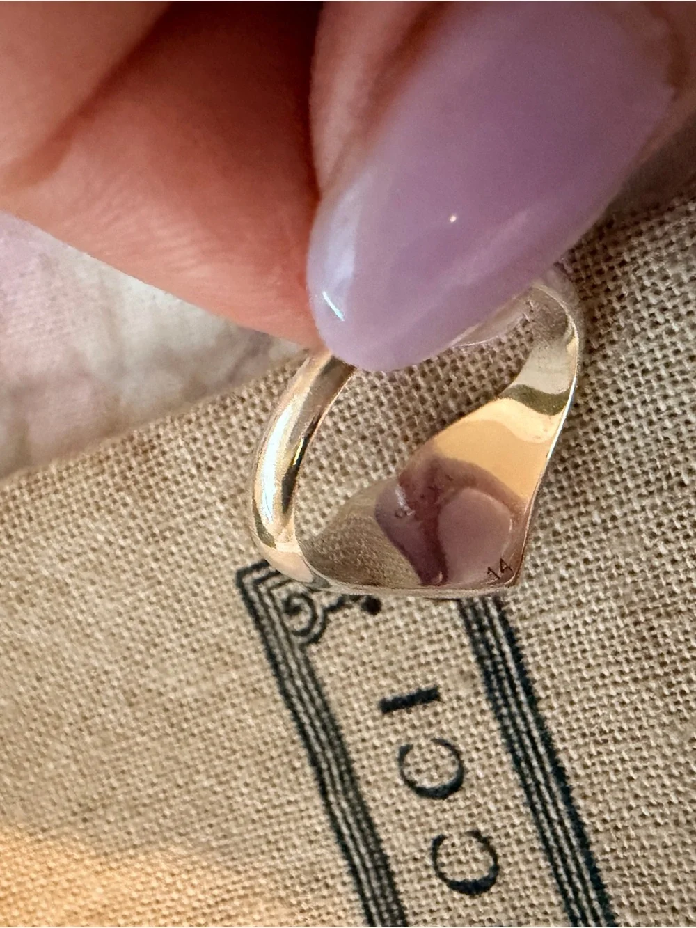 LIKE NEW♥️100% Authentic Silver Gucci Heart Ring